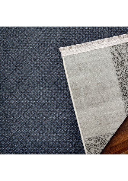 Gri Çerçeveli Modern Etnik Desenli Halı | Makinada Yıkanabilir | Hav Toz Vermez | Leke Tutmayaz | Kaymaz Taban | Dijital Makine Baskı | Salon Yolluk Mutfak Halısı fırsatları
