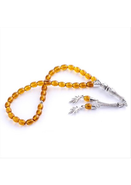 Allzey 7 mm Cam Taş Tesbih-Mor