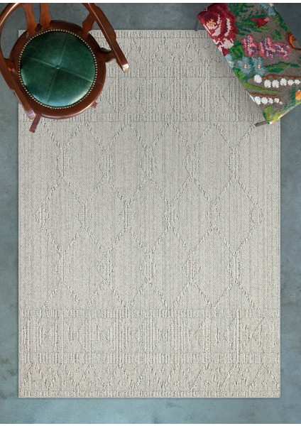 Krem Geometrik Modern Etnik Desenli Halı | Makinada Yıkanabilir | Hav Toz Vermez | Leke Tutmayaz | Kaymaz Taban | Dijital Makine Baskı | Salon Yolluk Mutfak Halısı modelleri