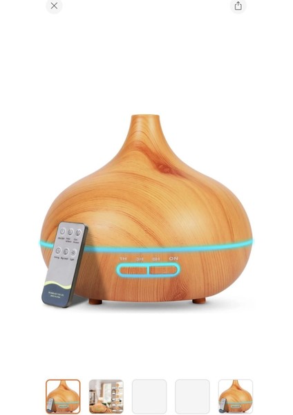 Büyük 550 ml Hava Nemlendirme ve Temizleme Cihazı, Bej, Yurt Dışı modelleri