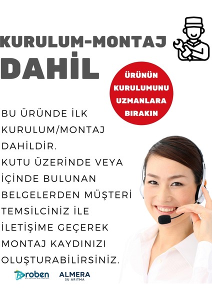 ROBEN Su Arıtma Cihazı Pompalı 12 Litre