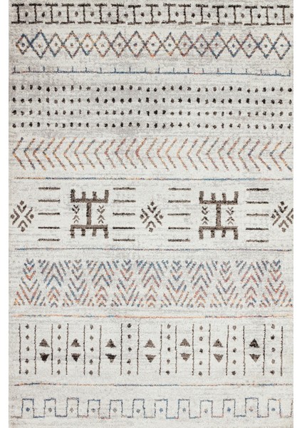 Gri Etnik Modern Etnik Desenli Halı | Makinada Yıkanabilir | Hav Toz Vermez | Leke Tutmayaz | Kaymaz Taban | Dijital Makine Baskı | Salon Yolluk Mutfak Halısı