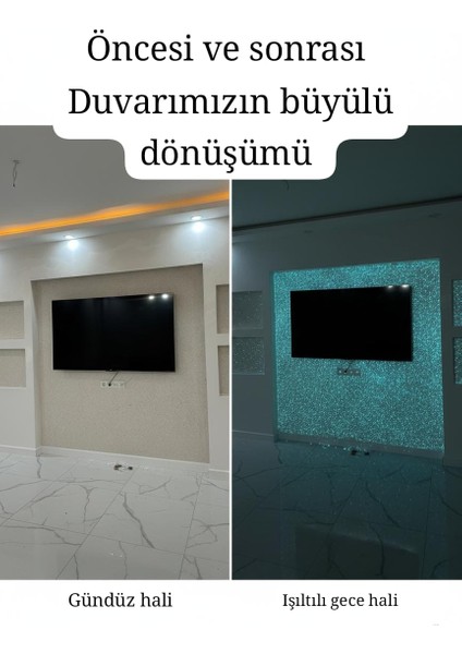Karanlıkta Parlayan Sıva Karanlıktaparlayanduvarsıvası Duvar Sivasi Gece Parlayan Sıva Tavansıvası Çocuk Odası Ev Dekorasyon Glow In The Dark Plaster