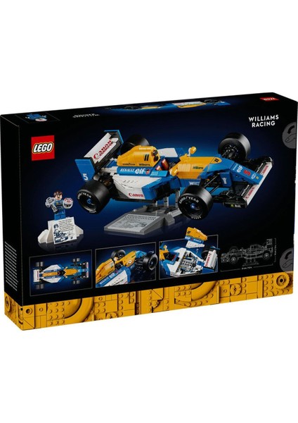 10353 LEGO Icons Williams Racing FW14B ve Nigel Mansell 10353 Parça +18 Yaş