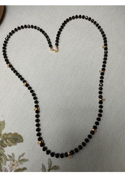 Altıntakmak Için Dokuzaparatlı Kolye Kristal Cam Boncuk 73 cm modelleri