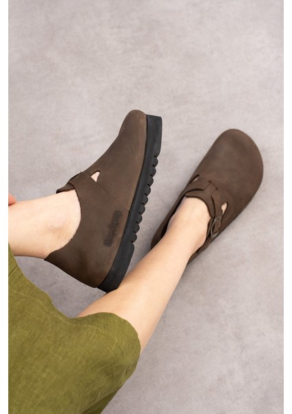 Oxford Hakiki Deri Mantar Taban Ortopedik Yüksek Eva Ayakkabı modelleri