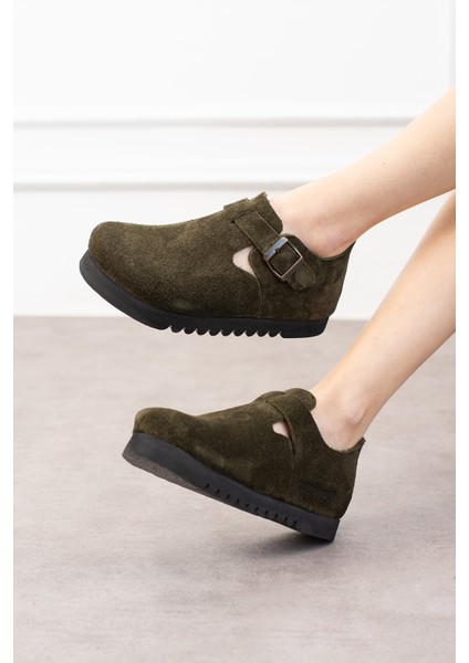 Oxford Hakiki Deri Mantar Taban Ortopedik Yüksek Eva Ayakkabı modelleri