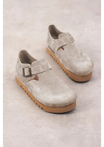 Oxford Hakiki Deri Mantar Taban Ortopedik Yüksek Eva Ayakkabı fırsatları