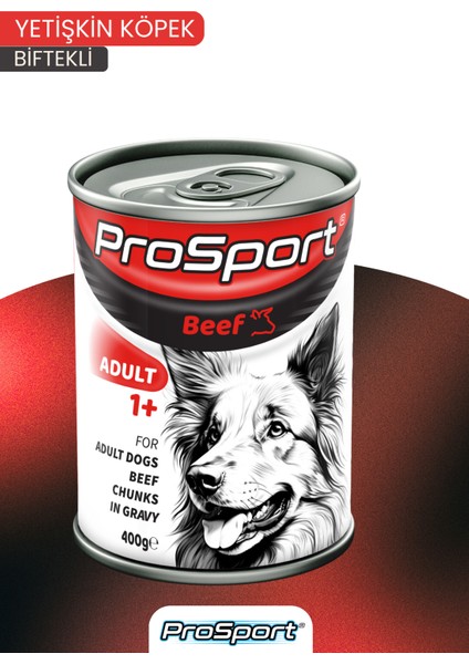 Prosport Chunk Sığır Etli Yetişkin Köpek Konserve Mama 400GR modelleri