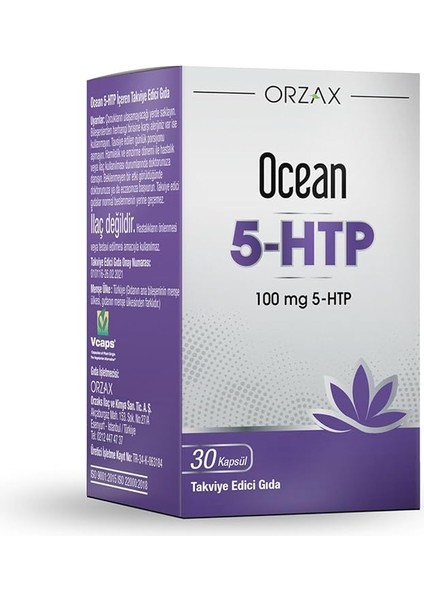 Ocean 5-Htp 100 Mg 30 Kapsül