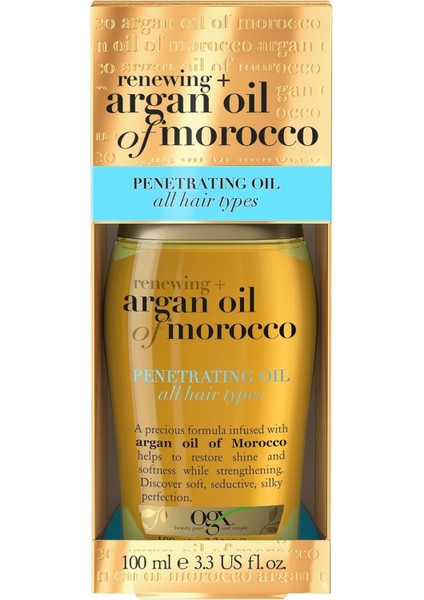 Yenileyici Argan Oil Of Morocco Saç Bakım Yağı 100 ml