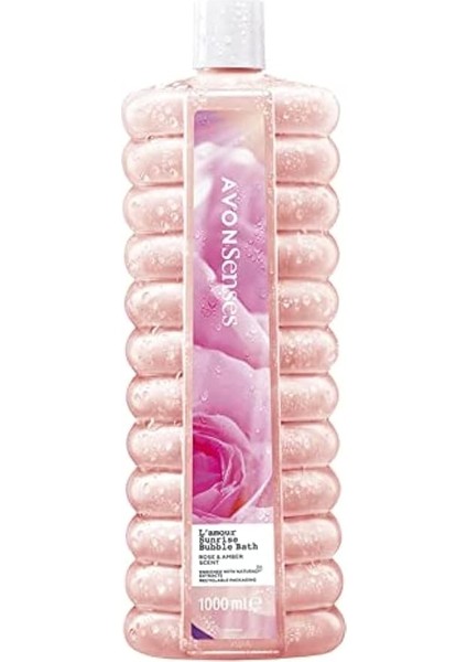 L'amour Sunrise Gül ve Kehribar Kokulu Banyo Köpüğü 1 Lt.