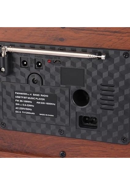 Büyük Boy Retro Radyo Taşınabilir Bluetooth Speaker ve Hoparlör Klasik Antika Tarzı Iç ve Dış Mekan Multiband USB Girişli Dekoratif Klasik Radyo 30,5X18X11,5 cm 3299BT (Siyah) fiyatları