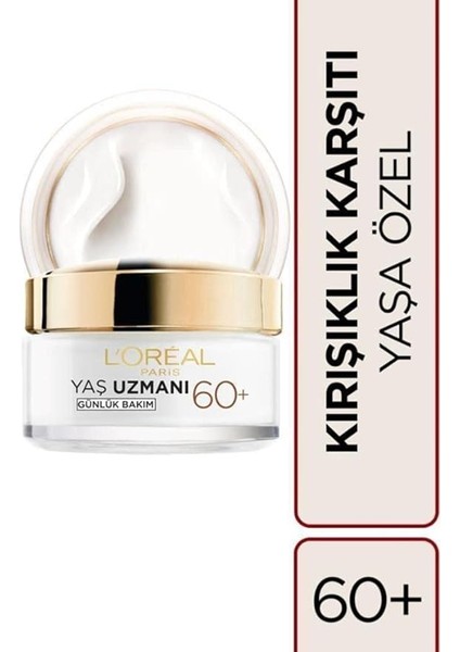 Paris Yaş Uzmanı 60+ Kırışıklık Karşıtı Besleyici Krem