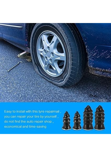 60 Adet Vakumlu Lastik Tamir Çivisi, Tornavidalı Lastik Tamir Lastik Tamir Çivisi, Lastik Tamir Lastik Çivisi, Araba Motosiklet Için Tubeless Lastik Tamir Takımı indirimleri