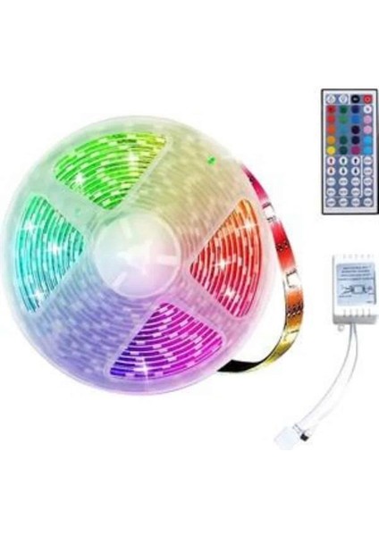 Allzey Rgb Neon Şerit LED Lamba 10 Metre Iç Me Tasarımına Uygun