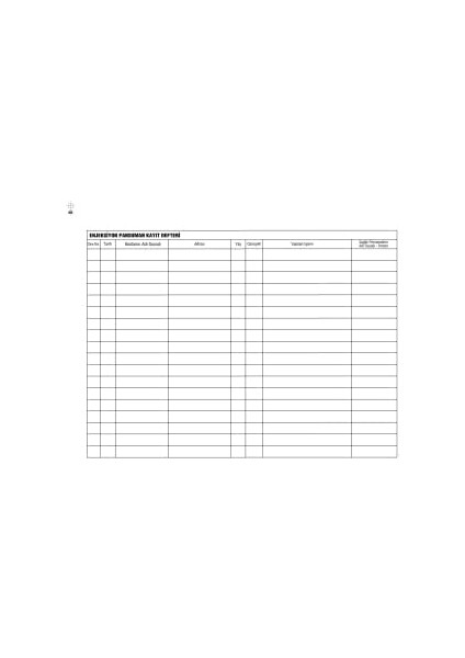 Enjeksiyon Pansuman Defteri 400 Yaprak Sert Kapakli fiyatları