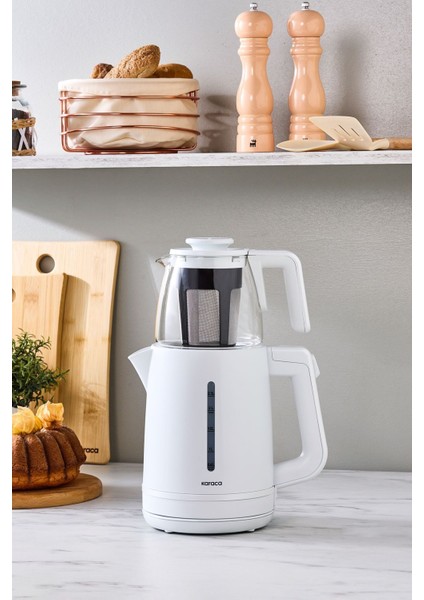 Büyük Boy Beyaz Çay Makinesi, Pratik ve Şık Tasarım modelleri