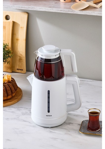 Büyük Boy Beyaz Çay Makinesi, Pratik ve Şık Tasarım fırsatları