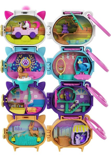 GYV99 Polly Pocket Çantaya Takılabilen Mini Oyun Setleri indirimleri