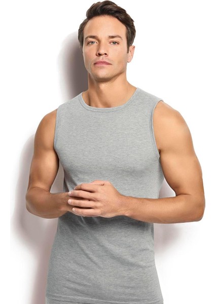 114 Erkek Pamuklu Sıfır Yaka Atlet 1 Adet