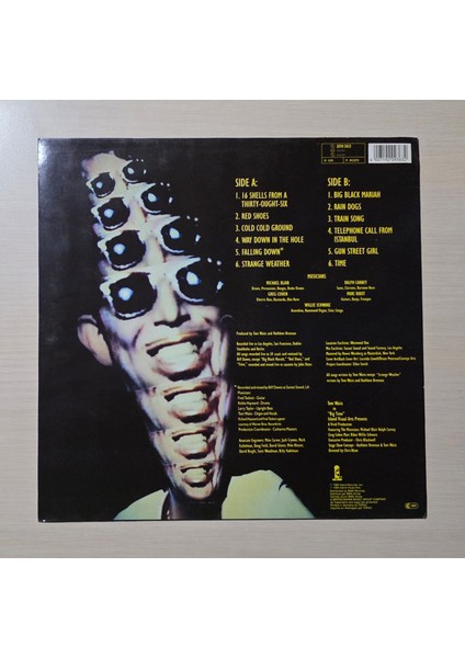 Tom Waits - Big Time - 1988 - Dönem Baskı Plak - Longplay - Lp fiyatları