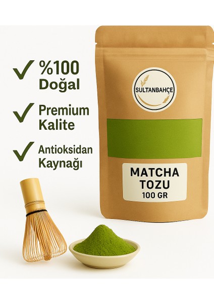 Matcha Tozu 100 gr - %100 Saf Matcha - Vegan - Katkısız, Koruyucusuz, Antioksidan Açısından Zengin modelleri