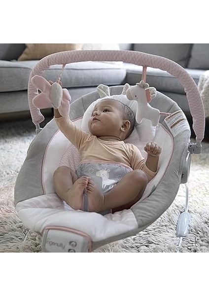 Rahatlatıcıana Kucağı, Sesler ve Titreşimler, 0-6 Ay, 9 Kg'ya Kadar - Flora The Unicorn (Pembe) fiyatları