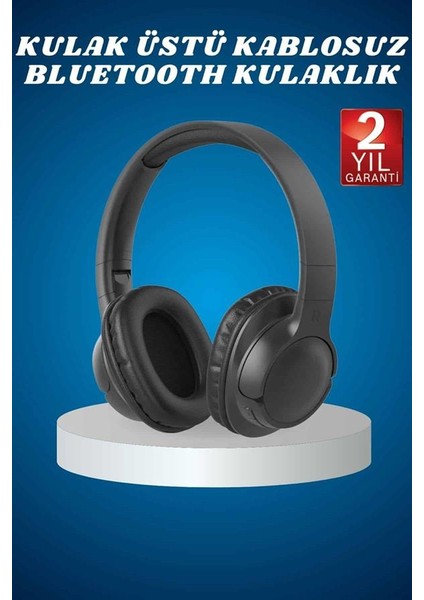 Allzey Kulak Üstü Kablosuz Bluetooth Kulaklık Yüksek Ses Kaliteli Anc Özelliği fiyatları