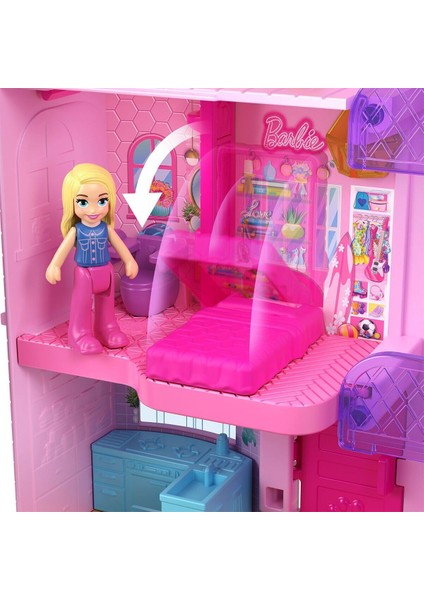 HWP11 Polly Pocket Barbie'nin Evi Temalı Mikro Oyun Seti fırsatları