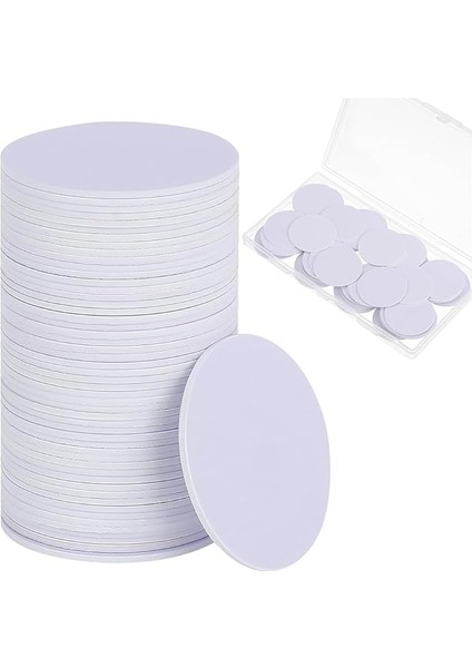 80 Adet Nfc Etiketlerintag 215 Nfc Etiket Çip Yuvarlak Nfc Etiketi Yeniden Yazılabilir Nfc Kart Yapışkan Nfc Etkin Telefonu Cihazı Dayanıklı