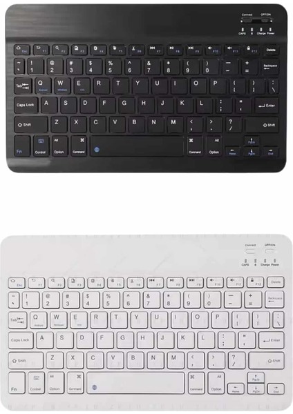 Allzey Uyumlu Kablosuz Bluetooth Şarj Edilebilir Mini Q Klavye fırsatları