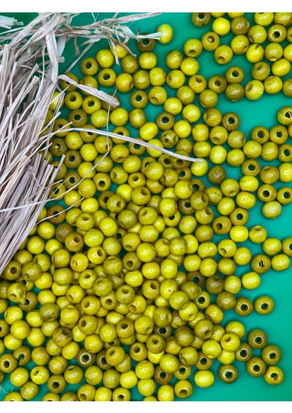 8 mm Ahşap Boncuk (50 Gram 175 Adet) Delik Çapı 3mm Makrome Takı Bileklik Tahta Yuvarlak modelleri