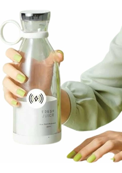 Allzey Meyve Sıkacağı Taşınabilir USB Elektrikli Blender Mini fırsatları