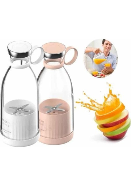 Allzey Meyve Sıkacağı Taşınabilir USB Elektrikli Blender Mini indirimleri