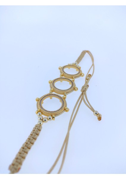 Üçlü Bileklik Çeyrek Altın Takmakiçin Bileklik Folş Ip fiyatları