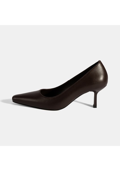 Kadın Kahve Deri Stiletto fiyatları