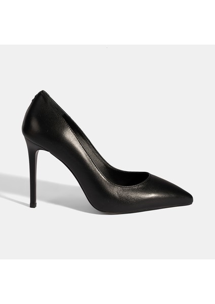Kadın Siyah Deri Stiletto fiyatları