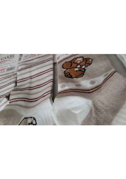 Kadın Günlük Desenli Çorap 12'li modelleri