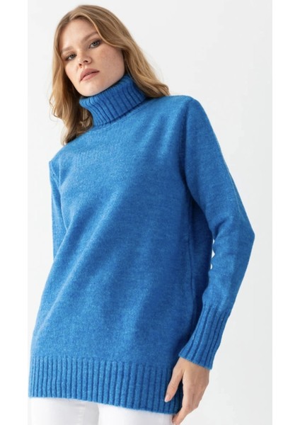 Basic Balıkçı Yaka Midi Boy Triko Kazak AW25KZ0048 fiyatları