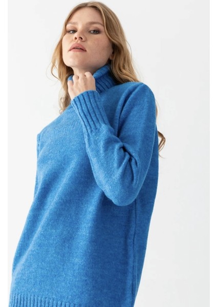 Basic Balıkçı Yaka Midi Boy Triko Kazak AW25KZ0048 modelleri