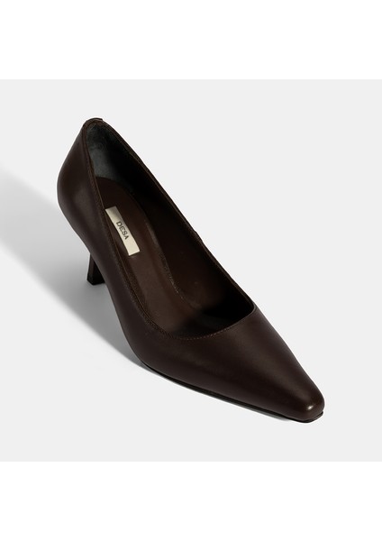 Kadın Kahve Deri Stiletto indirimleri