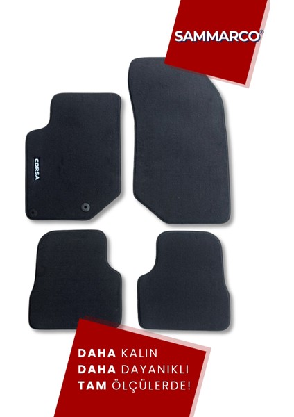 Opel Corsa 2020 Sonrası Halı Paspas Velur Paspas Kumaş Paspas Oto Paspas