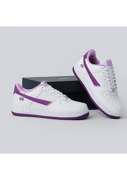 Happy Valentines Day Force 1 Kirazlı Sneaker Yüksek ve Kaydırmaz Yüksek Tabanlı Kadın Spor Ayakkabı fiyatları