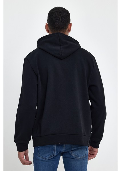 Erkek Kapşonlu Rahat Kalıp Içi Polarlı 3 Iplik Wıllams. Brooklyn Baskılı Swetashırt SPR24SW04 indirimleri