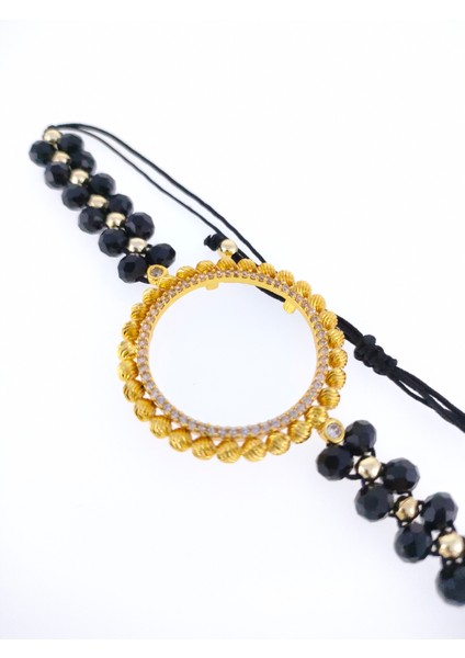 Tam Altın Takmak Için Bileklik Altın Kaplama Çerçeveli Kristal Cam Boncuk fiyatları