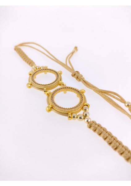 Çeyrek Altın Takmak Için Ikili Bileklik fiyatları