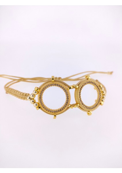 Çeyrek Altın Takmak Için Ikili Bileklik modelleri