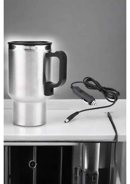 Allzey Kettle Kapaklı Araç Içi Termos Tüm Arabalara Uyumlu Çakmaklık Girişli Su Isıtıcı Bardak fiyatları