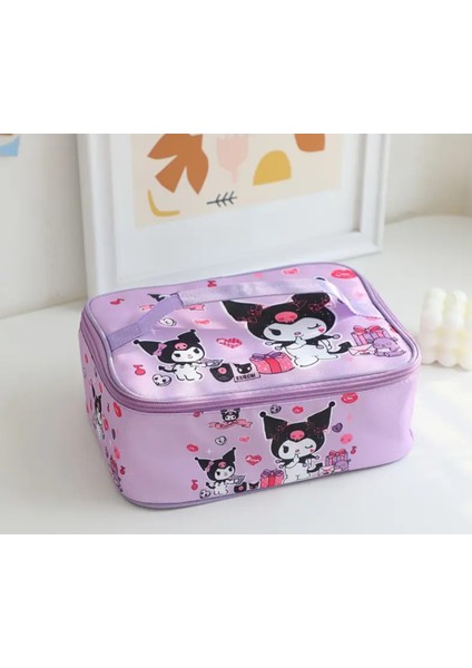 Kuromi 2 Fermuarlı BUYUK BOY Yalıtımlı Beslenme Cantasi